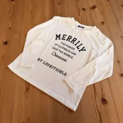 テキスト長袖Tシャツ 130