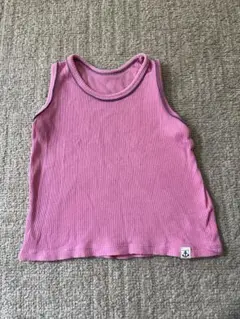 12 時まで300円　ピンク ノースリーブ タンクトップ UNIQLO