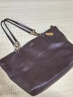 COACH ダークブラウン トートバッグ