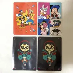 新品非売品 ディズニーストアじゃんけんカード ミゲル2枚&店舗限定カード2枚