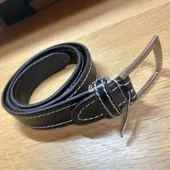 KENZO ブラックレザーベルト