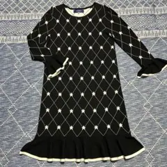 エムズグレイシー極美品レース調ワンピース40 エムズグレイシー極美品レース調ワンピース40