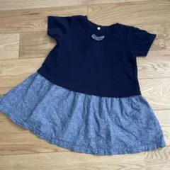 COMME CA ISM ドッキングワンピース 90cmのサムネイル