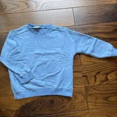 【美品】ZARA トレーナー 98 ライトブルー