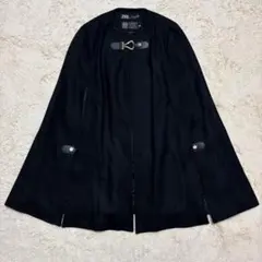 【ZARA】未使用✳︎レア商品✳︎ポンチョロングコート ZARA☆魔法使いみたいなポンチョコート | ♡Papillon mignon♡