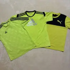 adidas & Puma スポーツシャツ3枚セット中古
