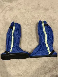 BENQUE 防水シューズカバー レインカバー XLサイズ ブルー