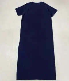 美品 wee9s デイリーデイリースーパーストレッチプリーツワンピース 半袖