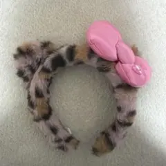 USJ ヒョウ柄カチューシャ キティ ピンク