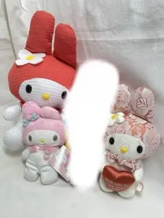 レア！マイメロディーぬいぐるみ3体セット
