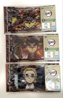 鬼滅の刃一番くじ　煉獄杏寿郎　煉獄千寿郎クリアマルチケース3点セット