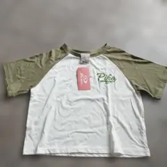 新品　Piko ラグランTシャツ カーキグリーン 150cm 新品のサムネイル
