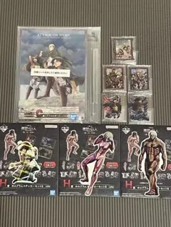 一番くじ　進撃の巨人　C賞　アクリルボード　セット