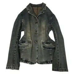 00s archive 平成初期 デニムジャケット グランジ ウォッシュ y2k