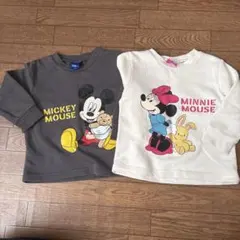 ミッキー・ミニー トレーナー 90サイズ