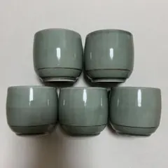 有田焼　湯呑み　彩華　お茶　ほうじ茶　５客セット　美品　訳あり