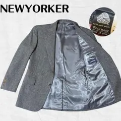 【上質ウール×アルパカ】NEWYORKER ヘリンボーン ジャケット メンズ