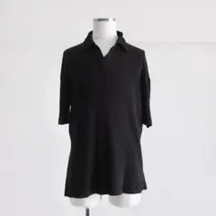 1990s Calvin Klein レーヨンコットン　半袖スキッパーシャツ
