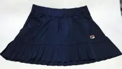 FILA ネイビー プリーツスカート