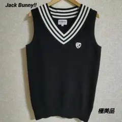 ジャックバニー Jack Bunny!! ゴルフウェア ベスト ブラック M