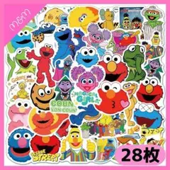 ❤️24時間以内発送❤️セサミストリート シール ステッカー 28枚 | 386