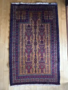 在庫一掃セール】アゼルバイジャン キリム ウールシルク 97cm×77cm
