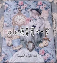 colon様専用ページ