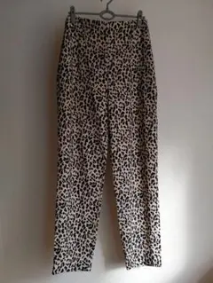 ZARA ヒョウ柄 ハイライズ パンツ Lサイズ