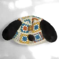 ユニバ USJ クロシェ編み スヌーピー バケハ バケットハット ファンキャップ