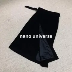 ナノ&コー nano&co ナノユニバース 巻きスカート レディース 36