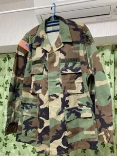 実物　BDU ウッドランドカモ迷彩ジャケット MS