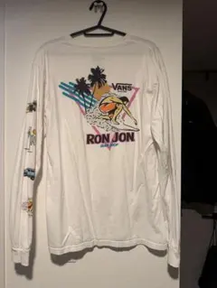 古着VANS RON JON サーフショップ 長袖Tシャツ M