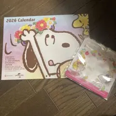 新品！おまけつき☆スヌーピー 2026年壁掛けカレンダー