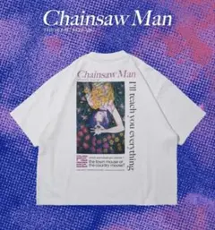 チェンソーマン　レゼ篇　プリント　クルーネックTシャツ　Lサイズ