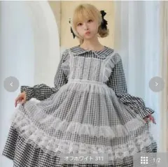 黒と白2点 星名桜子 レースエプロン Sサイズのサムネイル