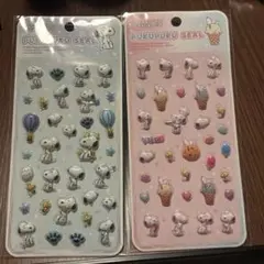 ぷくぷくシール　スヌーピー