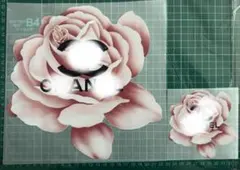 花柄 アイロンプリントシート B4