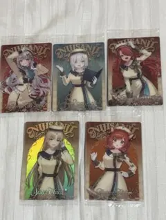 にじさんじウエハース クレア、ラトナプティ、レインパターソン、アルス、石神のぞみ