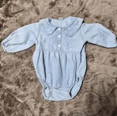 tete a tete デニム　ロンパース 80