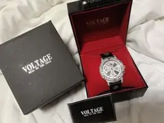 VOLTAGE クロスデザイン 腕時計 ヴォルテージ スカル シルバー