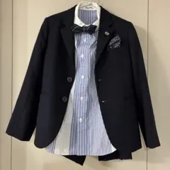 ファミリア　フォーマルスーツ　ワイシャツ　蝶ネクタイ４点セット