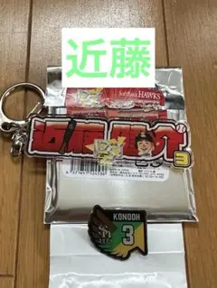 福岡ソフトバンクホークス　シークレットアクリルネームキーホルダー　近藤