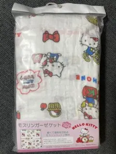 『新品』HELLO KITTY モスリンガーゼケット 100x100cm