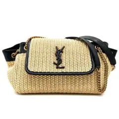 SAINT LAURENT サンローラン ノリータ ラフィア ショルダーバッグのサムネイル