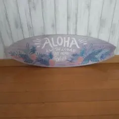 サーフボード型 ウォールデコレーション ALOHA