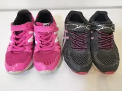 ニューバランス＆アシックス　2足　19.20センチ　まとめ売り