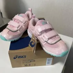新品・未使用　アシックス　ティアラミニ　16.0 ピンク