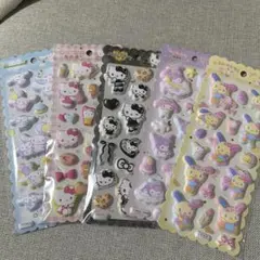 【正規品】サンリオ マシュマロシール 5点セット