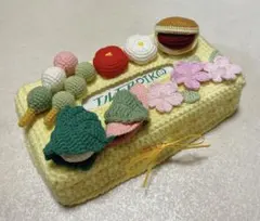 ボックスティッシュカバー❤︎ティッシュケース❤︎ハンドメイド❤︎春