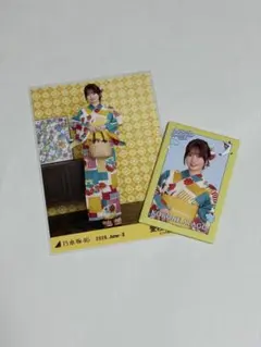 乃木坂46 愛宕心響　缶バッジと浴衣生写真のサムネイル